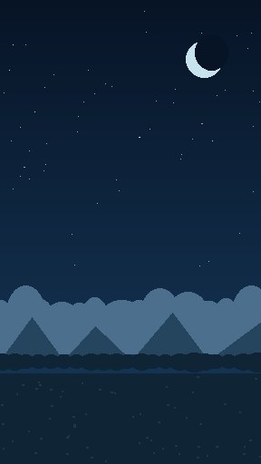 Moonlit Night pixel theme
